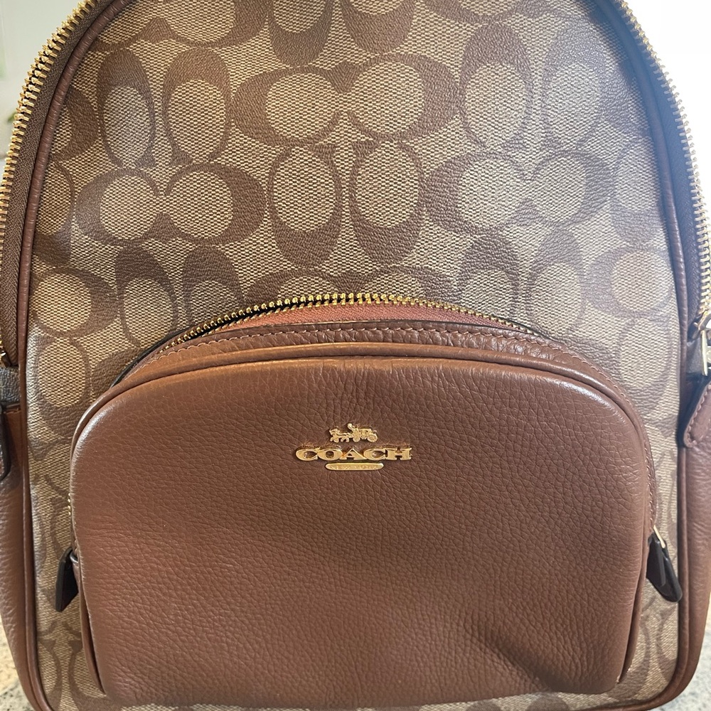 Coach backpack Apx 13x10x5. Barley used, like new